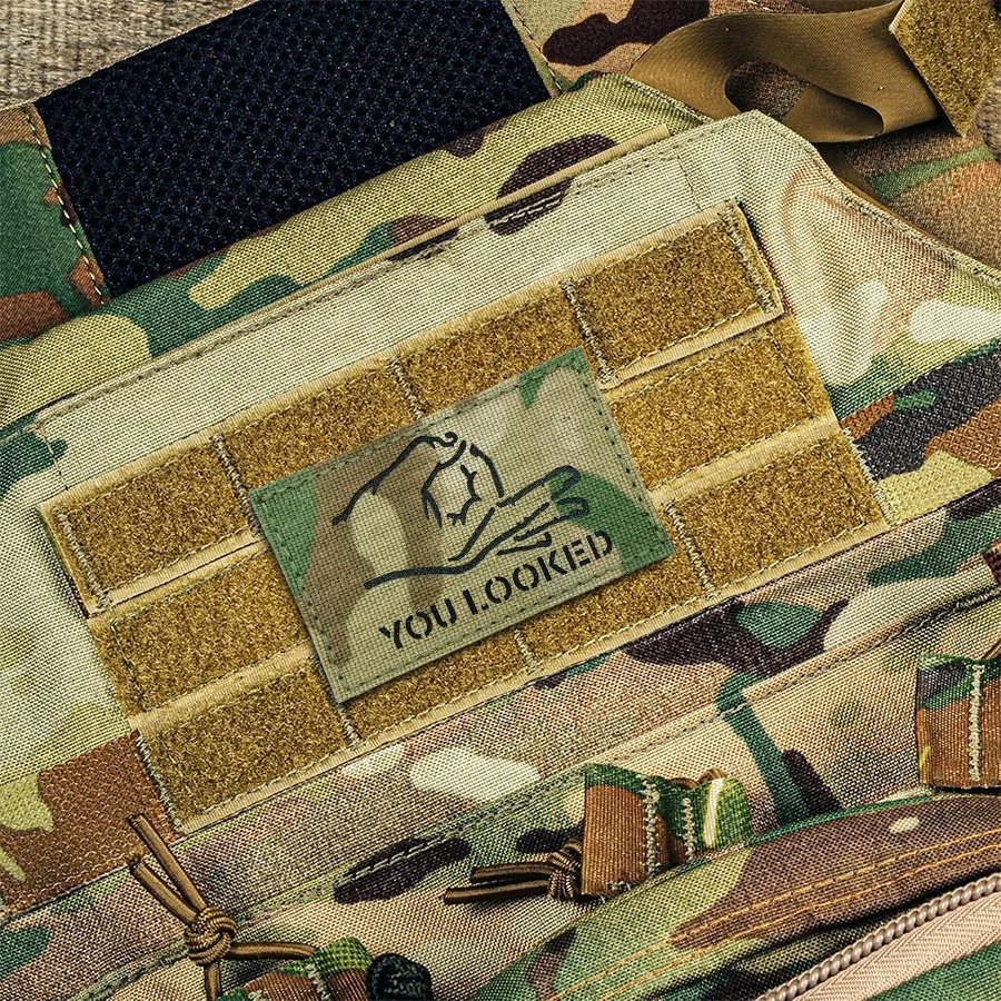 Tactical IR Reflective Hook & Loop Morale Badges