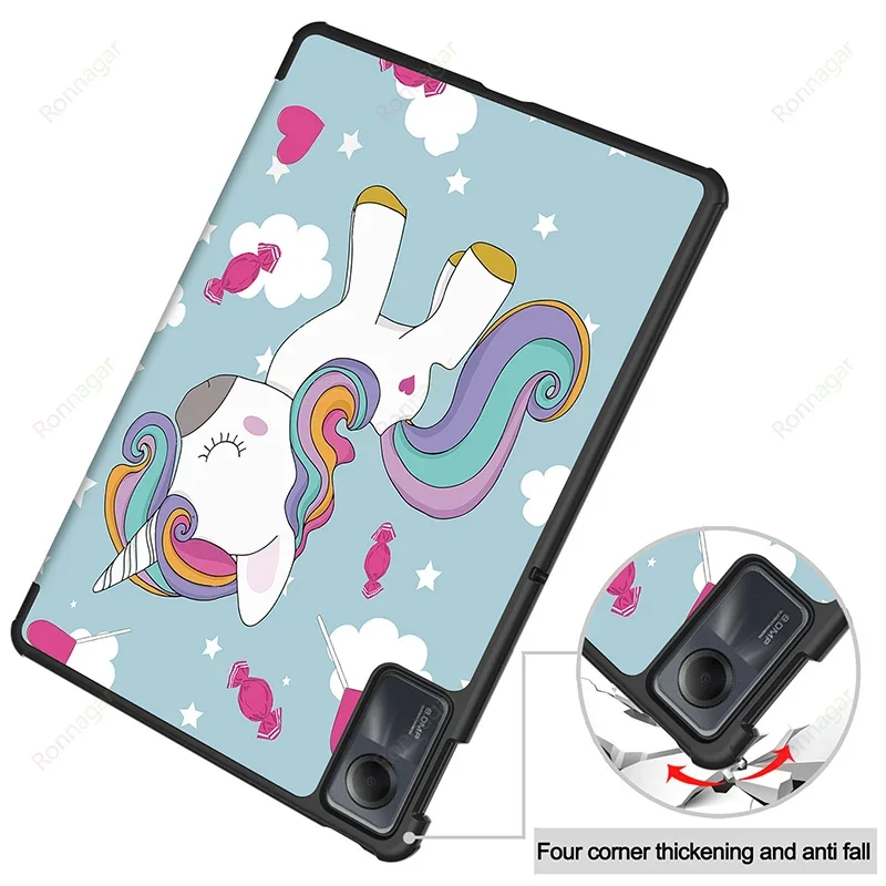 Adorable Unicorn Hard Cover for 11-Inch Tablet - Painted PC Back Shell
