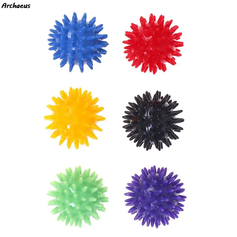 Full Body Spiky Massage Hard Stress Ball 6cm For Fitness Sport Exercise Ball Hedgehog Sensory Training Grip the massage ball fitness ball