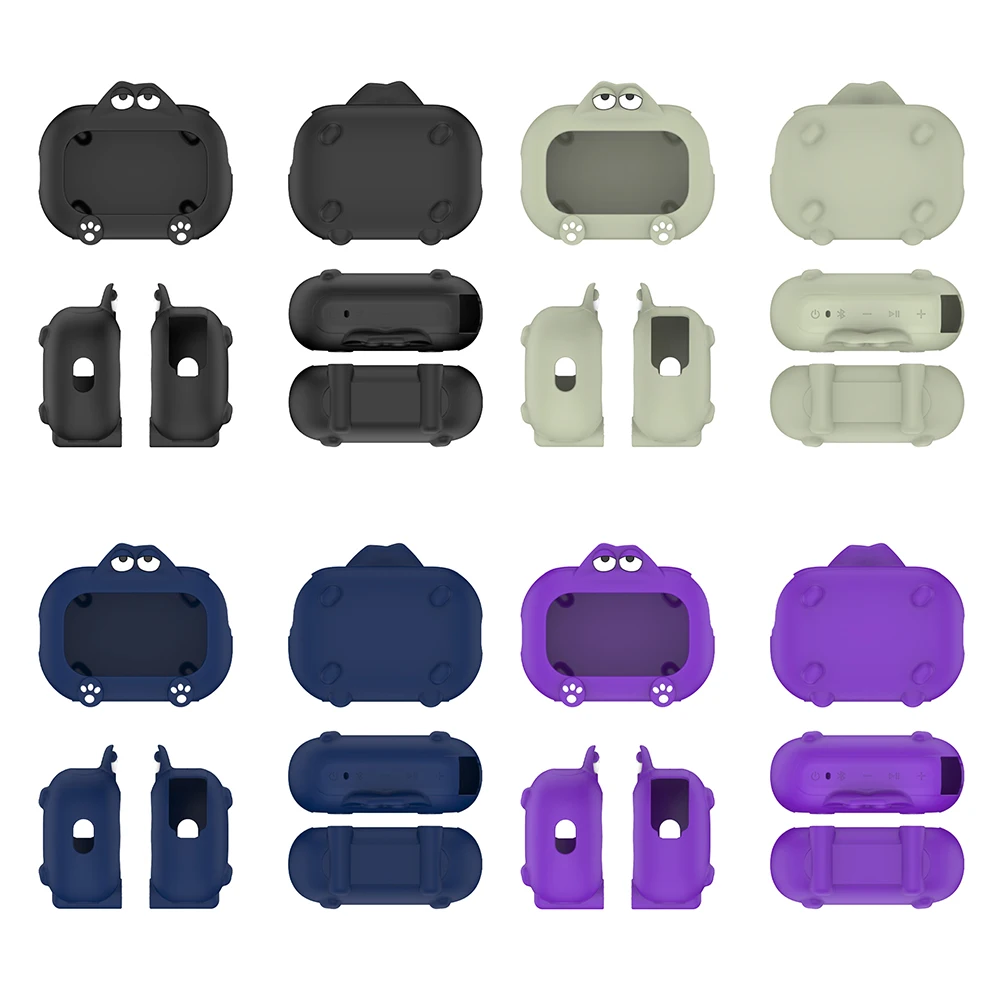 For Anker Soundcore Select 4 Go Soft Silicone Cover Protective Case Scratchproof Cover Lightweight Storage Case for BT Speaker