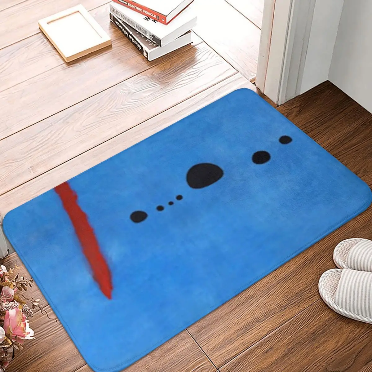 

Joan Miro Blue 60x40cm Carpet Polyester Floor Mats Modern Living Room Everyday
