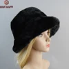 New Fake Rabbit Fur Hats Super Soft Women Winter Hat Cotton Lining Warm Russian Ski Beanies Plush Solid Color Fashion Casual Cap 1