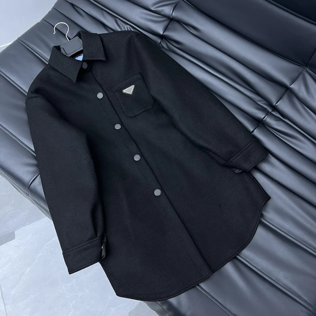 

2023 Autumn and winter new style, woolen shirt and coat, early autumn can be worn alone, can be folded to wear, wear everything