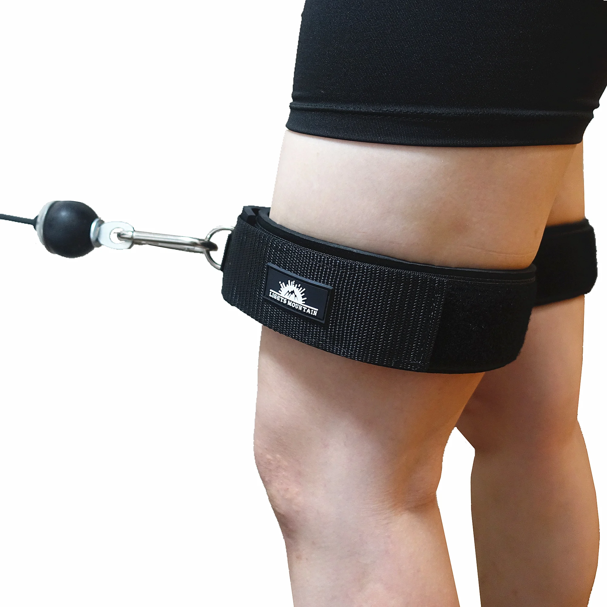 Sangle de cheville musculation pour machine à câbles - noire pour les clubs et collectivités | Decathlon Pro
