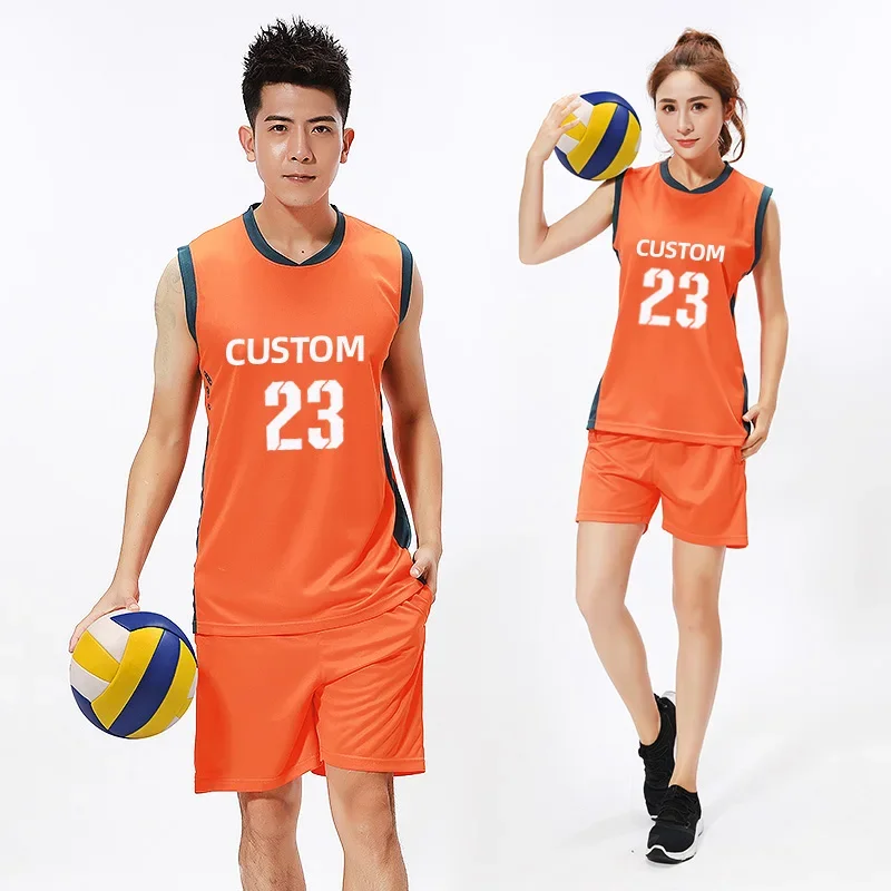 Men Women Volleyball Sets Clothing Soccer Football Volleyball Jerseys Shorts Uniforms Training Suit Running Set