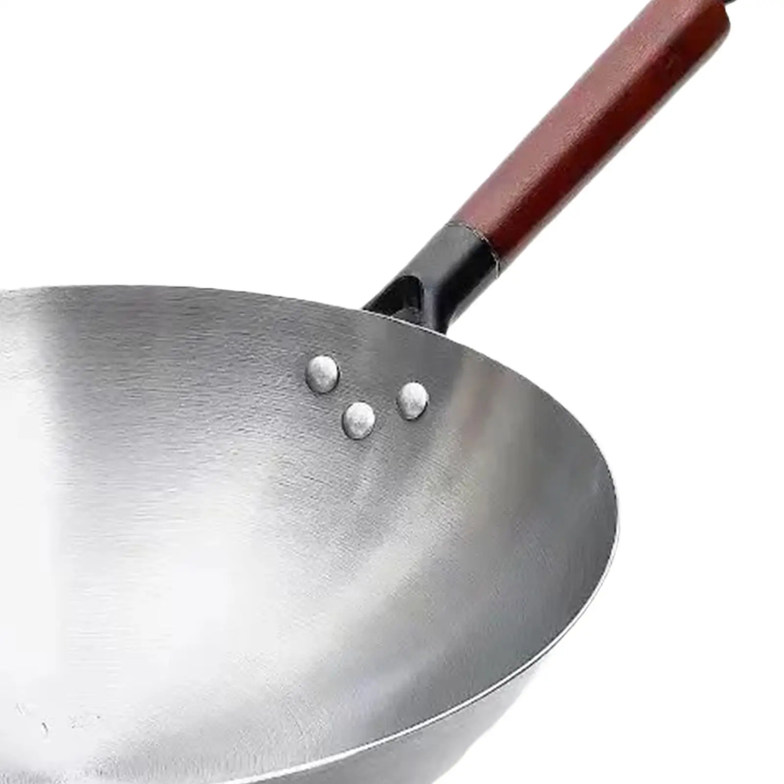 Frying Pan Nonstick Skillet Multifunctional Iron Food Stalls Portable Household Restaurant Lightweight Omelette Pan Wok Pan