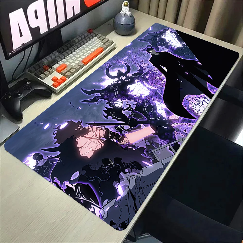 Enhanced Gaming Mousepad with HD Anime Art - Non-slip XXL Desk Mat, 90x40cm