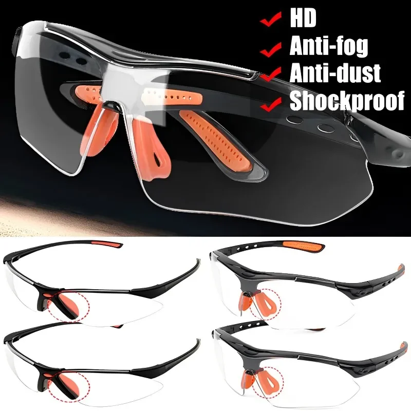 Clear Eye Sand Prevention Windproof Safety Riding Goggles Vented Glasses Work Lab Laboratory Safety Goggle Glasses Spectacles