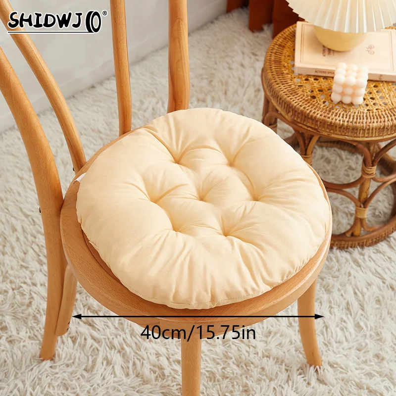 Cuscino Sedia In Memory Foam 45x45x5 Cm Morbido Antiscivolo: Per Cucina, Ufficio, Auto, Giardino (Arancione)