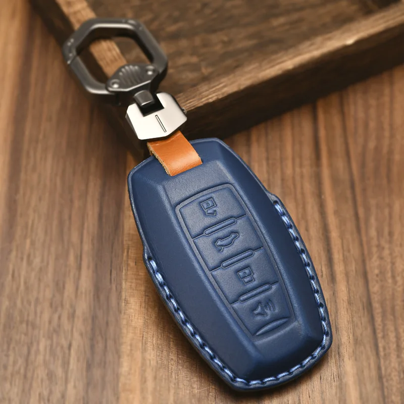 

Suitable For HAVAL DARGO H6 H6s M6 H7 POER Leather Car Remote Key Case Cover