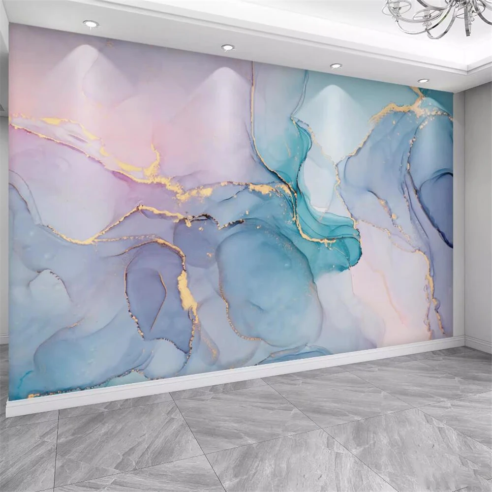 Personalizado Imitação de Papel de Parede de Mármore tv Fundo Mural Papel de Parede para Sala de Estar Decorações Home