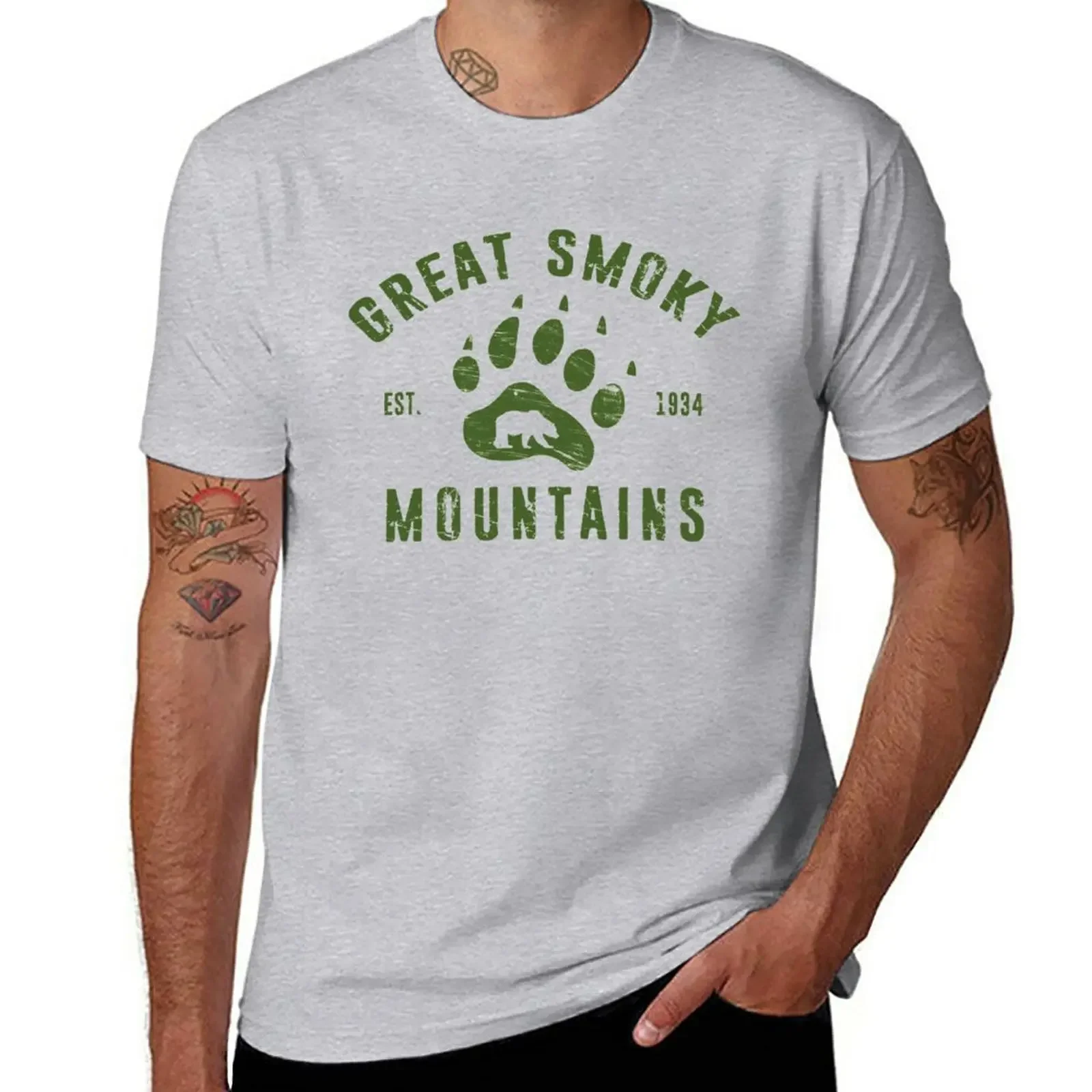

Great Smoky Mountains T-Shirt blanks aesthetic clothes black t shirts for men