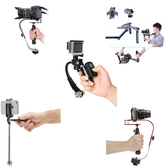 Mini Estabilizador de Câmera Portátil, Suportes constantes para GoPro Hero  8, 7, 6, 5, 4, Sessão,
