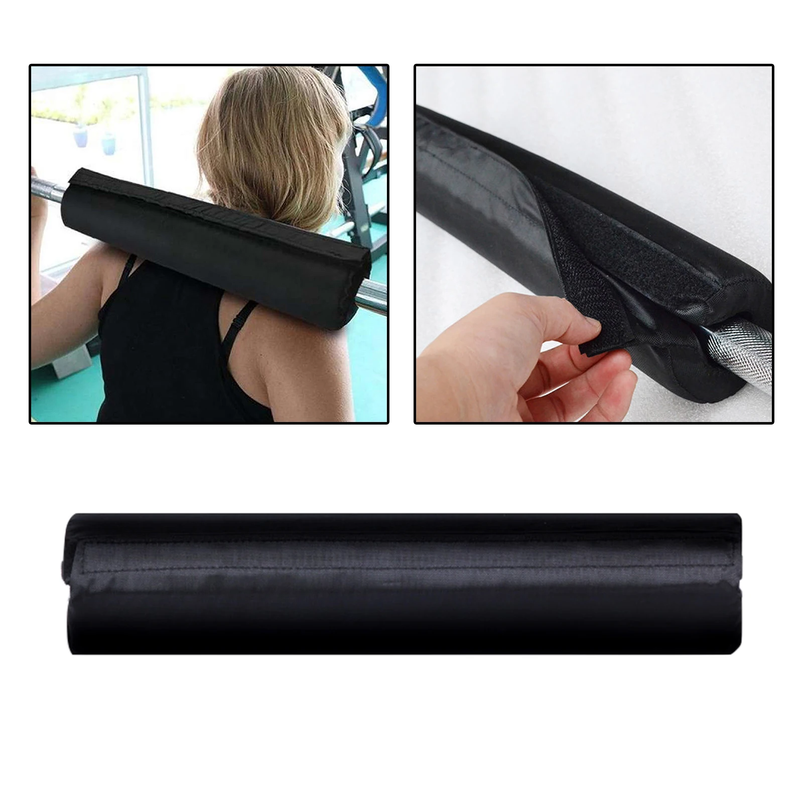 Sponge Squat Pad Fitness Neck Shoulder Support Protective Weightlifting Cushioned Barbell Foam Nylon Bar Pad for Gym Hip Thrust