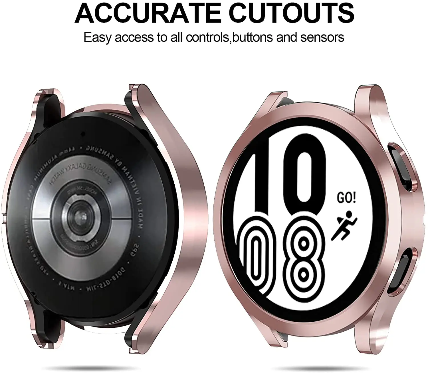 All-Around Bumper Protector Case for Samsung Galaxy Watch 4 and Galaxy Watch 4 Classic