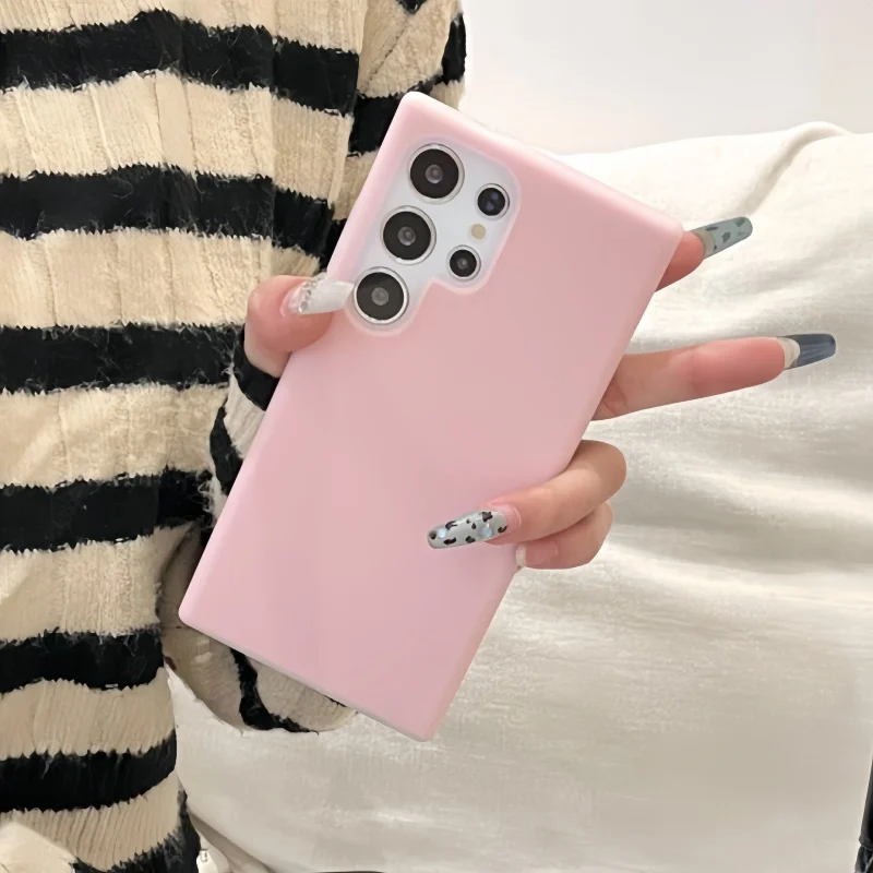 Luxurious Candy Color Matte Jelly Silicone Phone Case with Camera Lens Protection