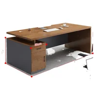 Bureau de bureau moderne pour chambre à coucher, rangement Design de luxe, bureau à la mode, travail classique Biurko Do Komputera, accessoires pour la maison 6