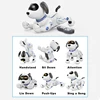 Remote Control Dog RC Robotic Stunt Puppy Voice Toys Handstand Push-up Electronic Pet Dancing Robot Sound for Kid Boys and Girls 4