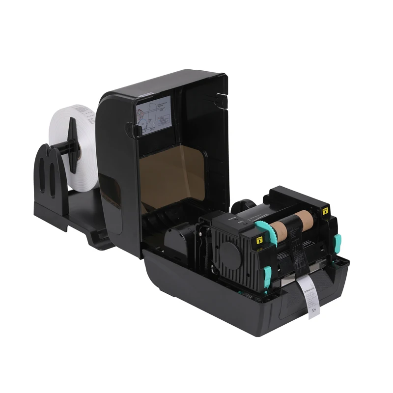 HSPOS 워시 케어 라벨 새틴 원단 인쇄기 프린터, 무료 소프트웨어 및 기호 템플릿 포함