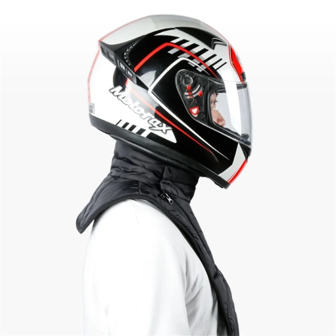 Windproof scarf, winter cycling neck, cold protection, neck and chest with fleece, outdoor sports, skiing, warm neck cover