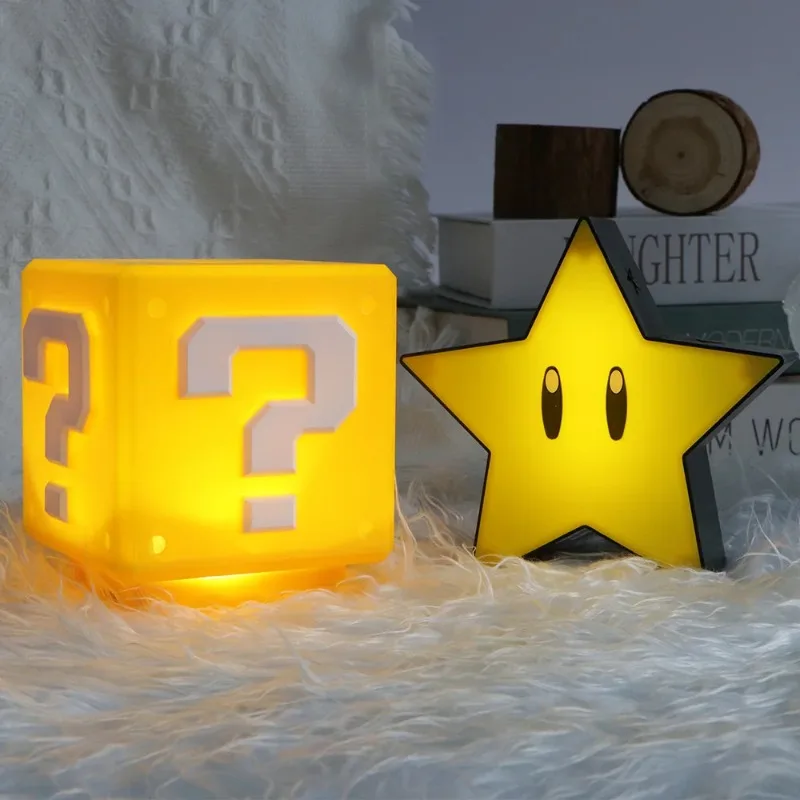 3-in-1 LED Question Mark Night Light - Astronaut-Themed Interactive Toy & USB Table Lamp for Kids' Bedroom,  Christmas Gift
