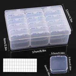 Multifunctional Jewelry and Craft Storage Organizer Box Set (15 Grids)