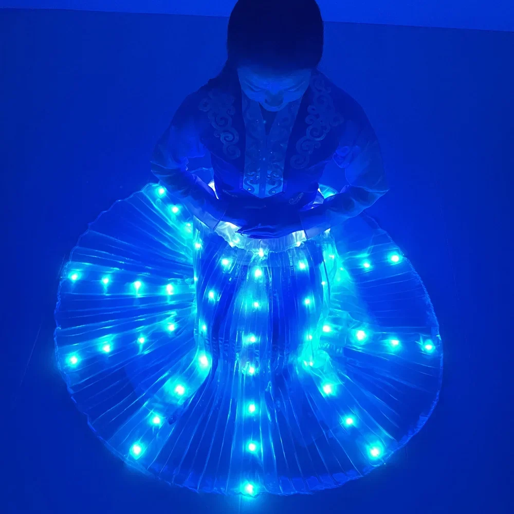 Jupe LED Rechargeable - Brille Dans Le Noir Pour Soirées, Festivals, Halloween Et Danse