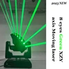 2023 New Six /8 Eyes XZY Axis Moving Head Laser 500mw*6pcs/500mw*8pcs Laser Source Dmx512 Sound Music Dj Club Lighting 4