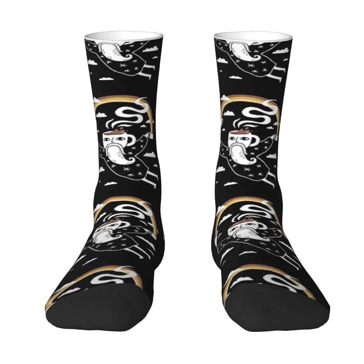 thumbnail image 1 of Calcetines Joe The Coffee Wizard Medias de alta calidad Calcetines largos para todas las estaciones para hombres y mujeres, 1 of 4