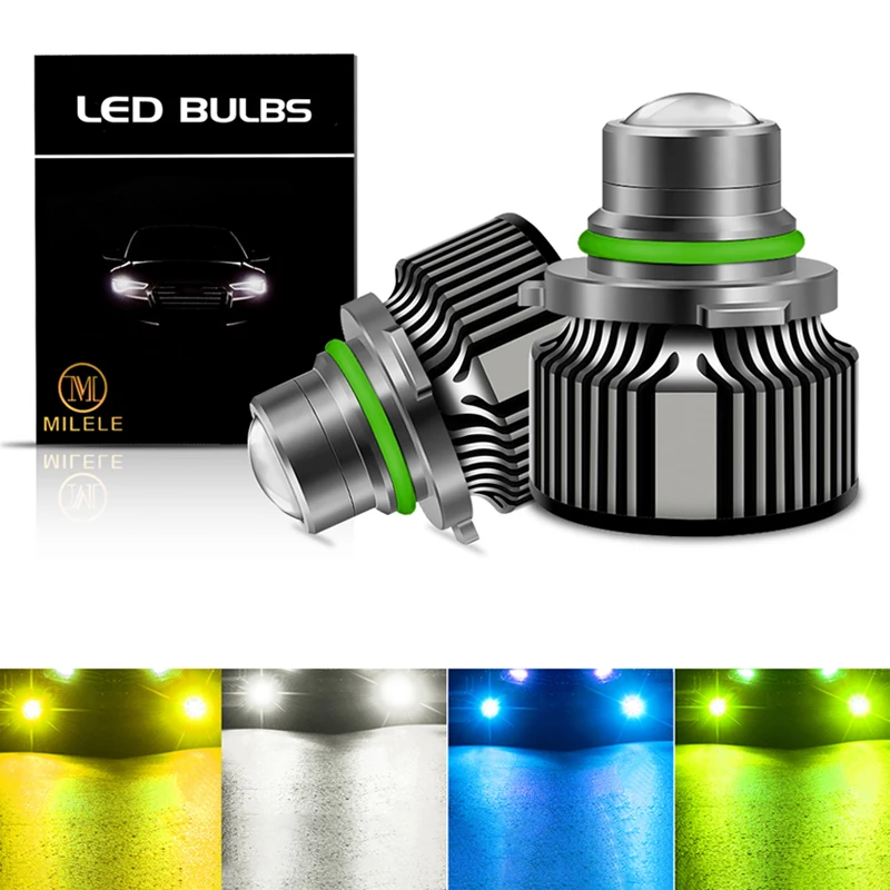 

2pcs Laser Lens H7 H11 LED Fog Light Bulb H8 H9 9005 HB3 9006 HB4 CSP 8000K 6000K 3000K Automotive Turbo Headlight Fog Lamp 12V