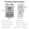 30A 220V Digital Electronic Timer Switch Programmable Timing Control With Waterproof Box Time Controller Relay Can Set 168 Hours 6