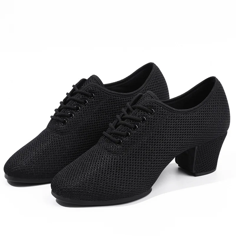 Salsa Dance Shoes Mesh Canvas For Men Women Standard Outdoor Modern Ballroom Tango Latin Jazz