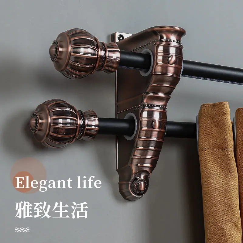 

Curtain Roman Rod Bracket Side Mount Curtain Holder Curtain Cap European Curtain Seal Curtain Decoration Accessories Finial Plug