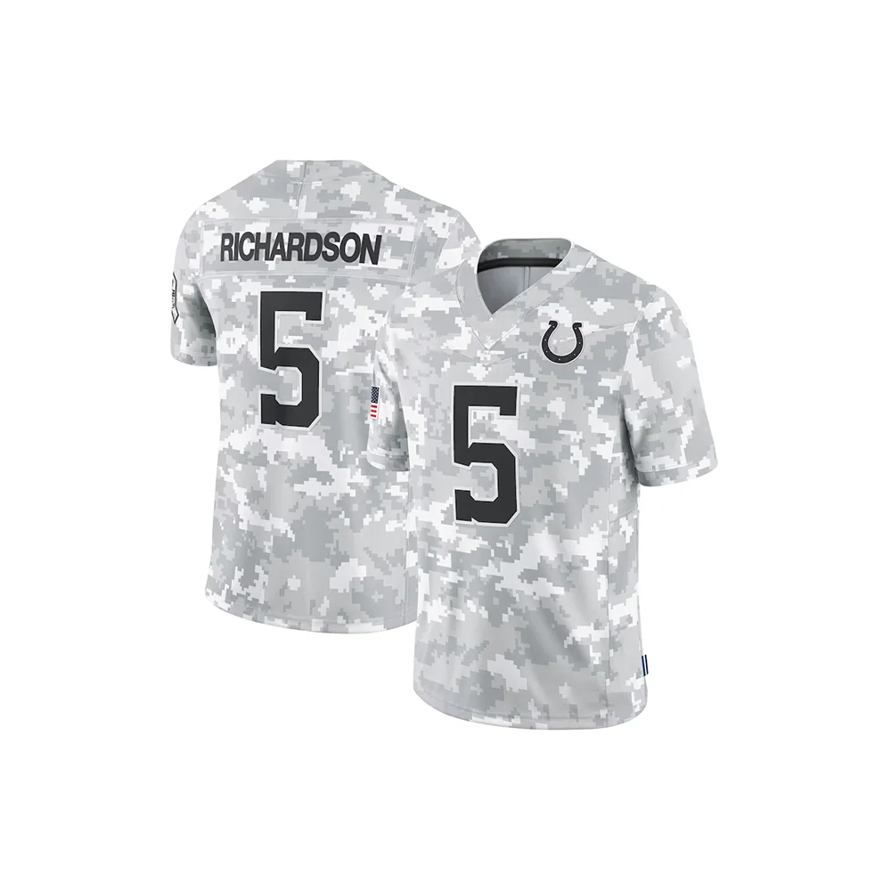 24-25 Adult Indianapolis American Football Jersey Rugby Jersey Sportswear Training T-shirt Colts Richardson 5 Number