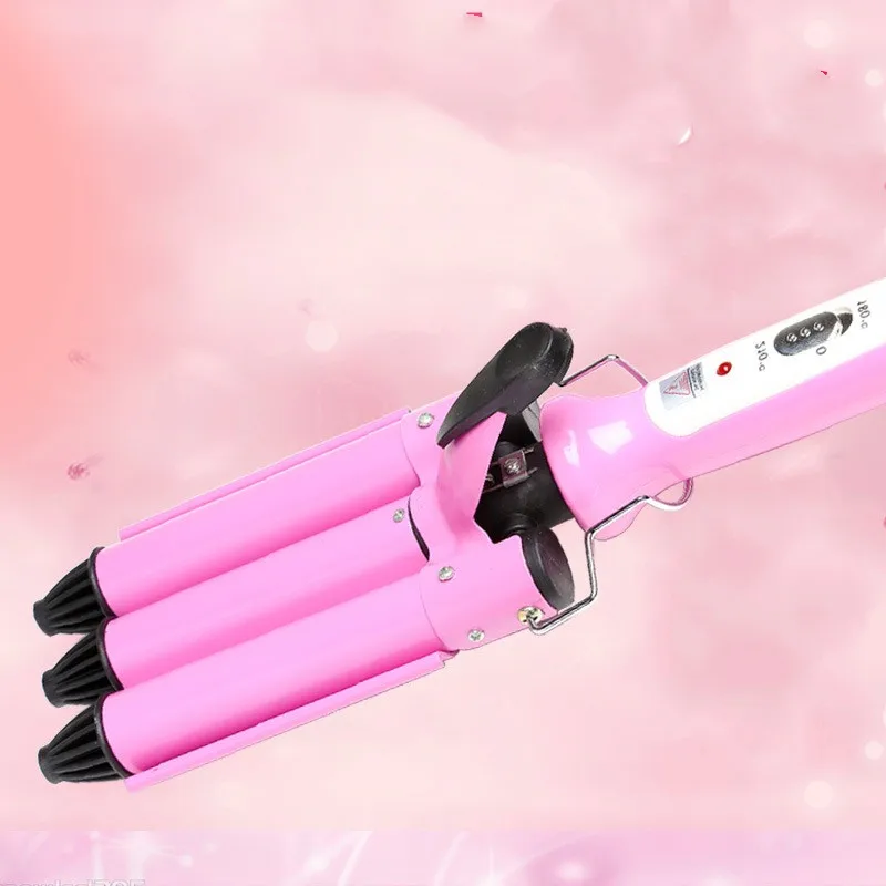 

Щипцы для завивки волос, керамические, с тремя зажимами