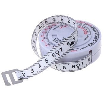 1.5m Soft Tape Measure Double Scale Body Sewing Flexible Ruler For BMI Weight Loss Medical Measurement Tailor Craft