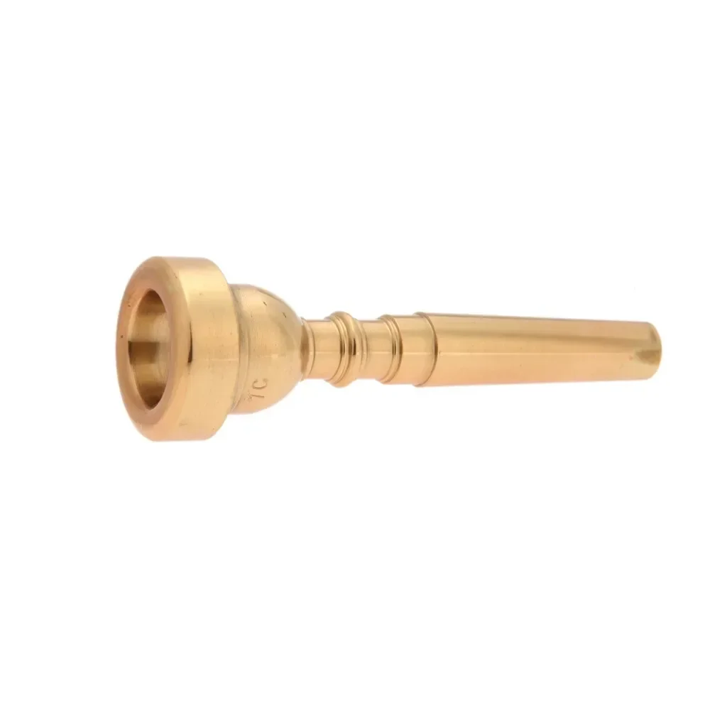 7C Copper Trumpet Gold-plated Mouthpiece For Trumpet Professional Enthusiasts And Beginners Gold