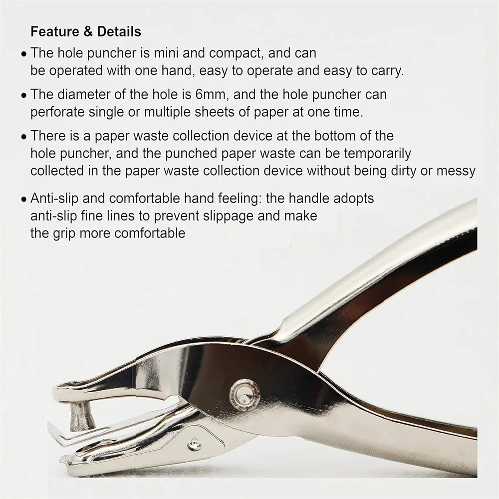 One Hole Punch Pliers 10 Sheets