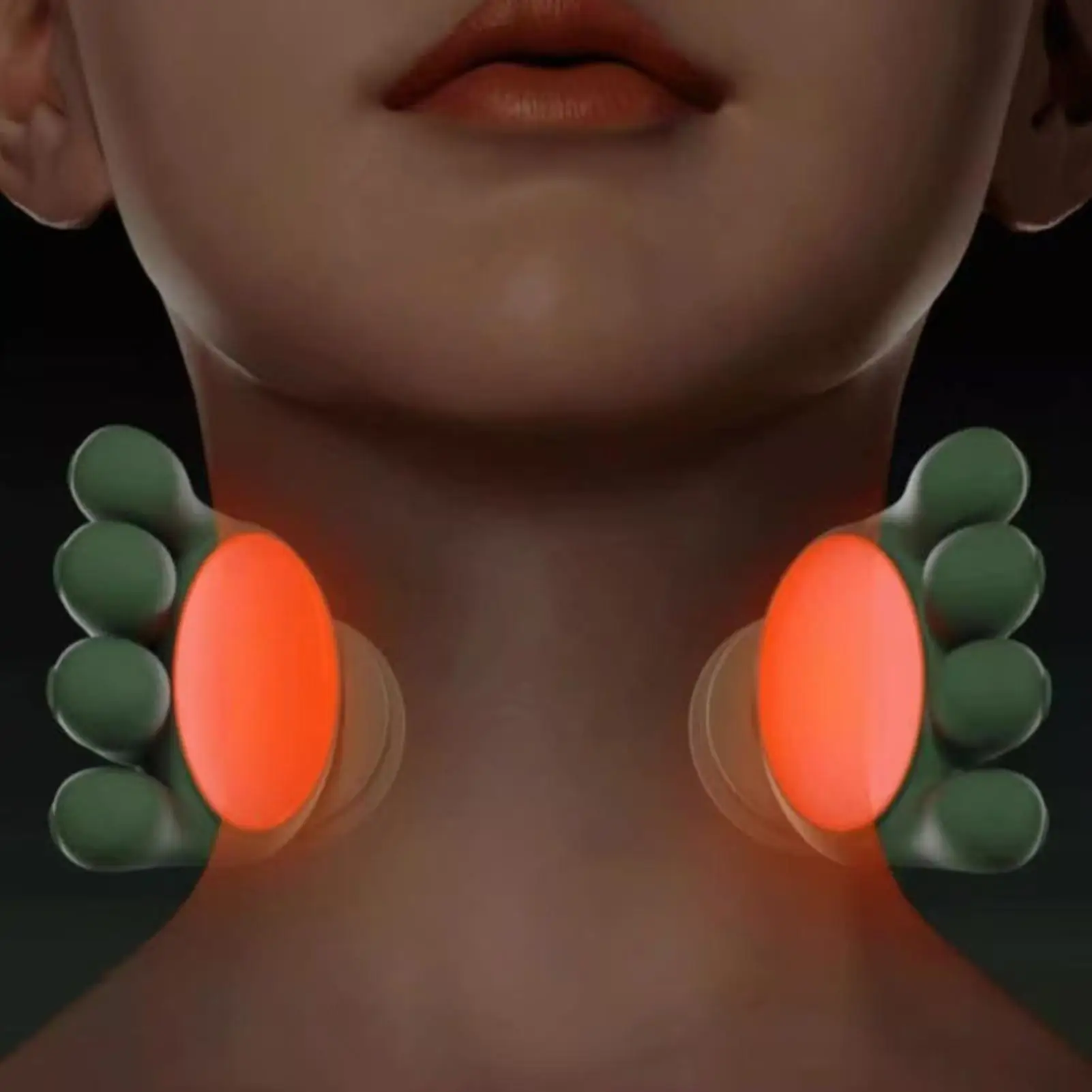 2025 NEW Finger Pressure Neck Massager Heated Back And Shoulder Massager Electric Kneadings Neck Deep Massage Muscle Relax