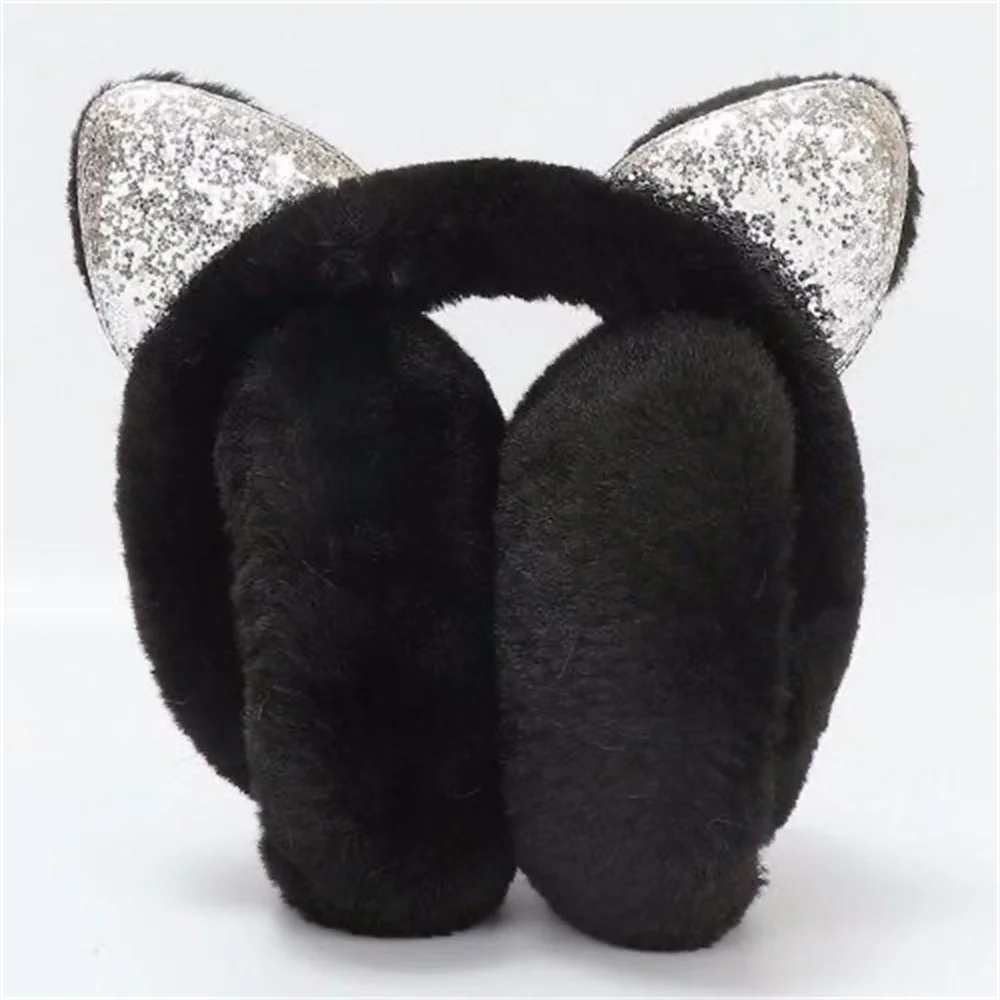 Solid Soft Plush Ear Keep Warmer Winter Earmuffs for Women Men Fashion Outdoor Earflap Protection Ear-Muffs Ear Cover