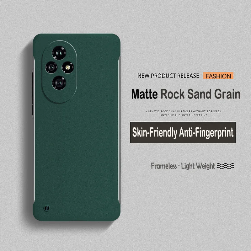 Luxury Matte Frosted Frameless Ultra Thin Case with Hard Lens Protection