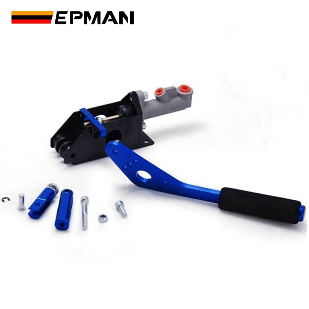 EPMAN Universal 0.625 / 0.75 Hydraulic Race Horizontal e-Bake Hand Brake Lever Drift/Drifting l-Shaped For BMW E46 M3
