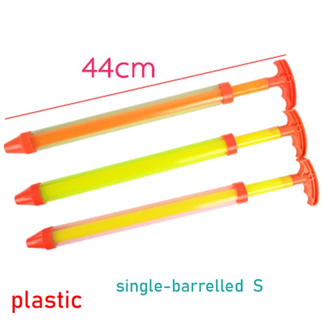 Outdoor Fun Summer Pulling type Water Cannon Stainless Steel Swim Sprayer Toy For Kids Children Beach Water Guns Water Shooter 4