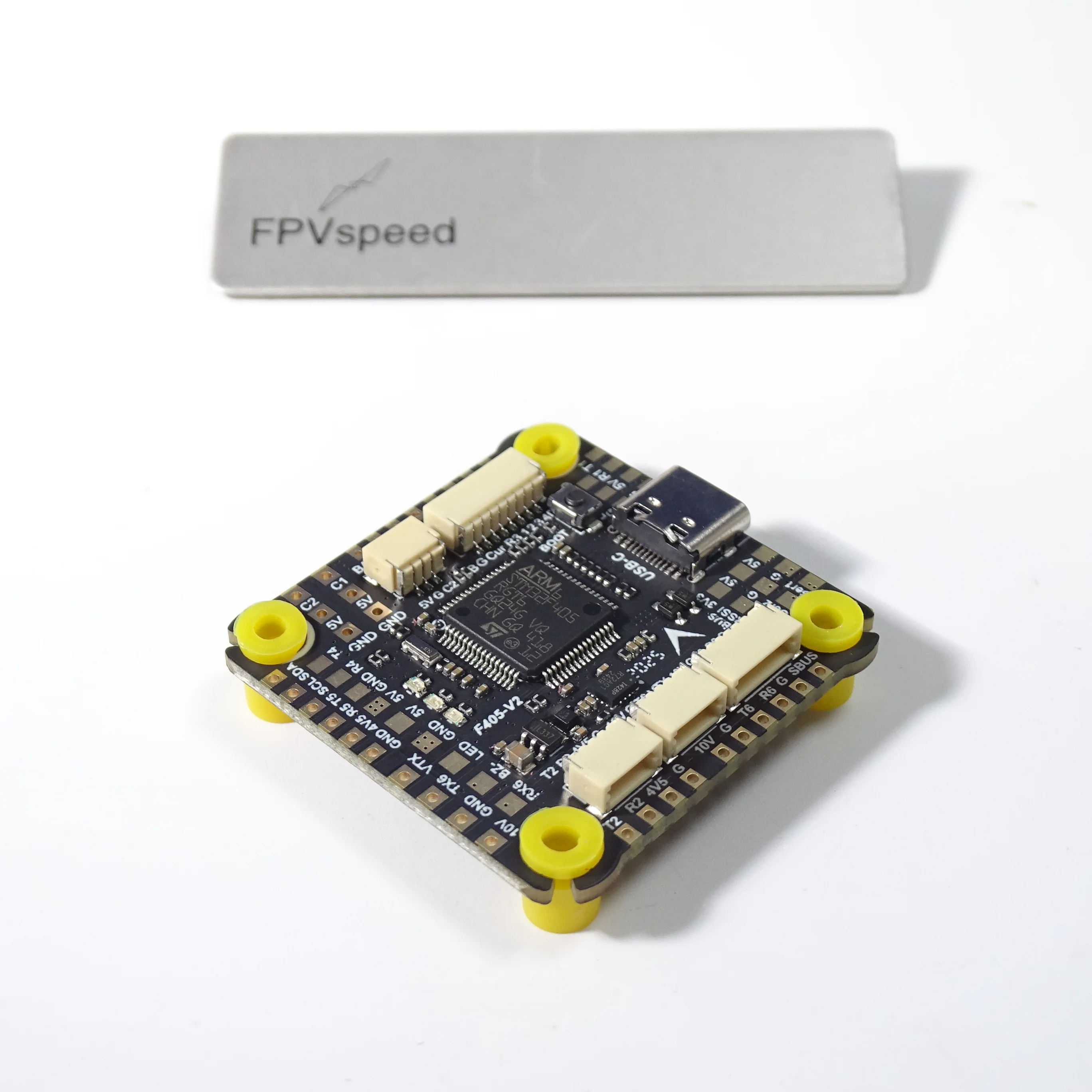 Détail des soudures et composants électroniques du FS405C2-60A ESC 60A pour drone FPV