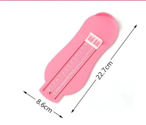  발 눈금자 플라스틱 신발 피팅 게이지 도구, 휴대용 발 길이 측정 장치, 어린이 신발 계산기