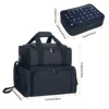 80-Bottle Large Capacity Nail Polish Organizer Case - Portable Travel Storage with 2 Removable Bags, and Essential for Womens Ma 4
