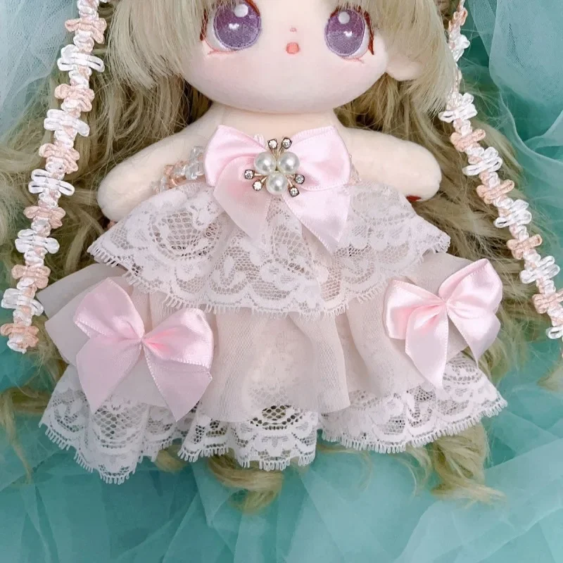 Cotton Doll 20cm Cake Skirt Princess Pink Clothes Only 3