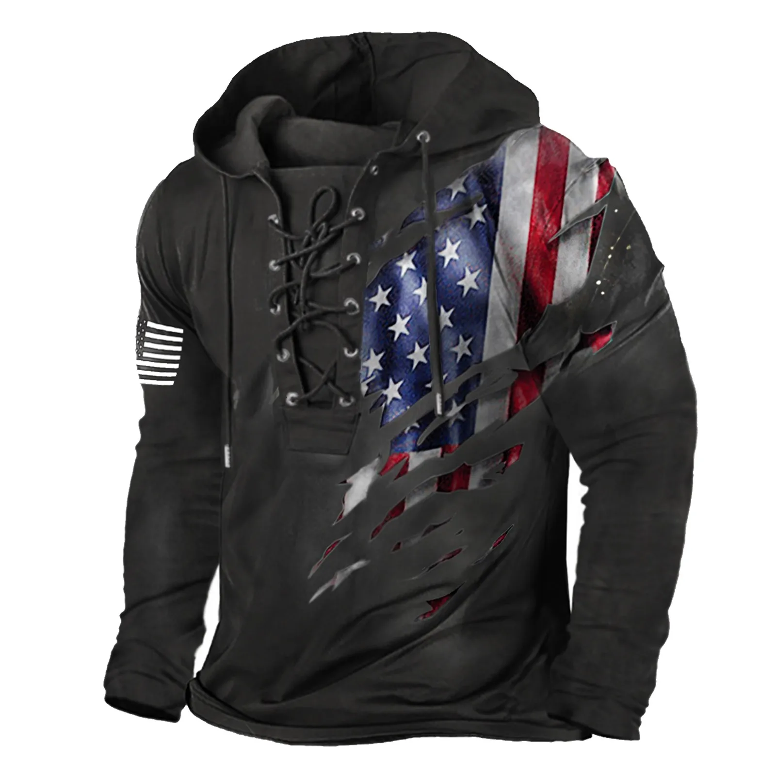 

Мужской пуловер в американском военном стиле, свитшот, уличная одежда, одежда для фитнеса, футболка с капюшоном и длинными рукавами на осень и зиму