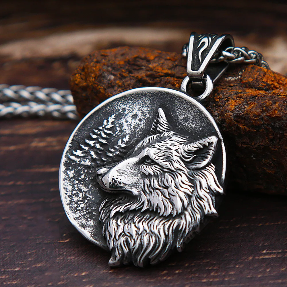 Collar De León De Plata De Ley 925 Para Hombres - Colgante Vikingo, Estilo Gótico, Regalo Masculino
