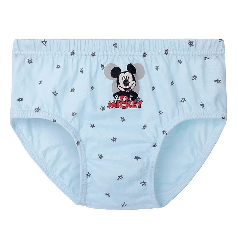 5pcs/box Cartoon Disney Mickey Mouse Underpants Cotton Breathable Comfortable Kids Boys Underwear 1-14 Years